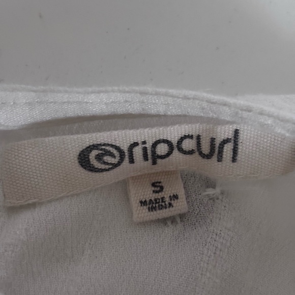 Rip Curl White Crochet Tank Top Small - Picture 4 of 6